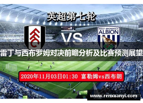 雷丁与西布罗姆对决前瞻分析及比赛预测展望